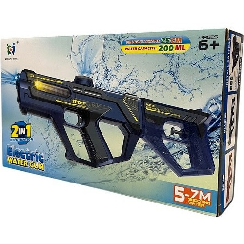 تفنگ آبپاش برقی شارژی ۲ حالته Electric Water Gun مدل 1003B با قابلیت تبدیل به تفنگ بزرگتر